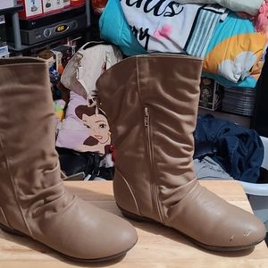 Tan boots